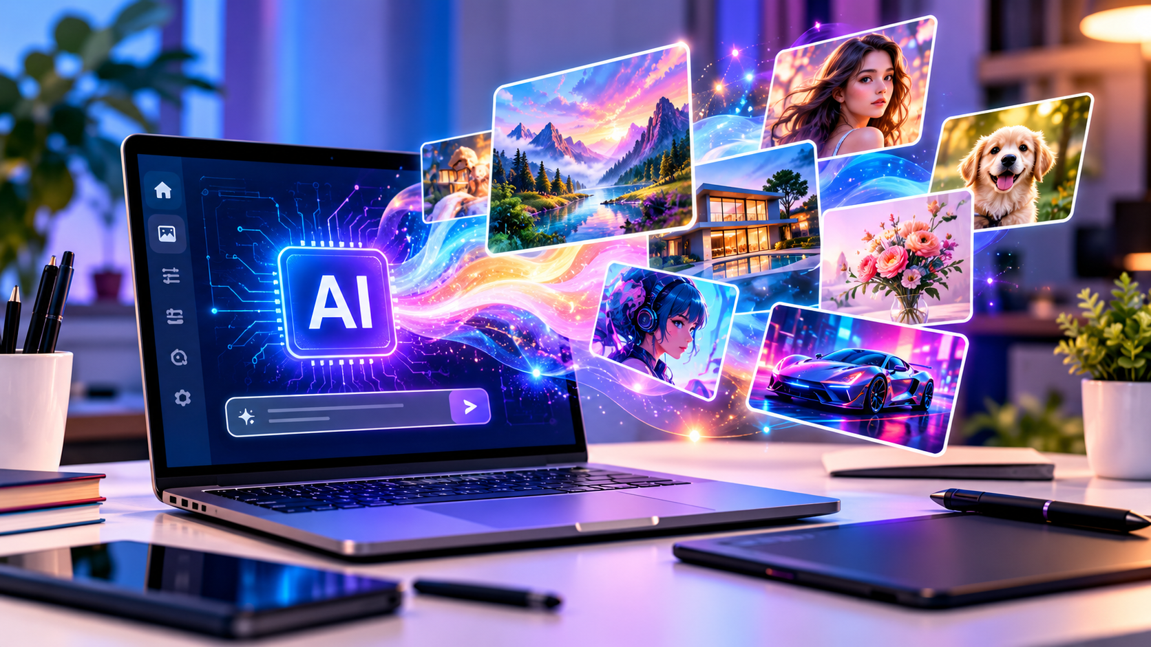 Best AI Image Generators in 2026: Create Stunning Images illustrative cover