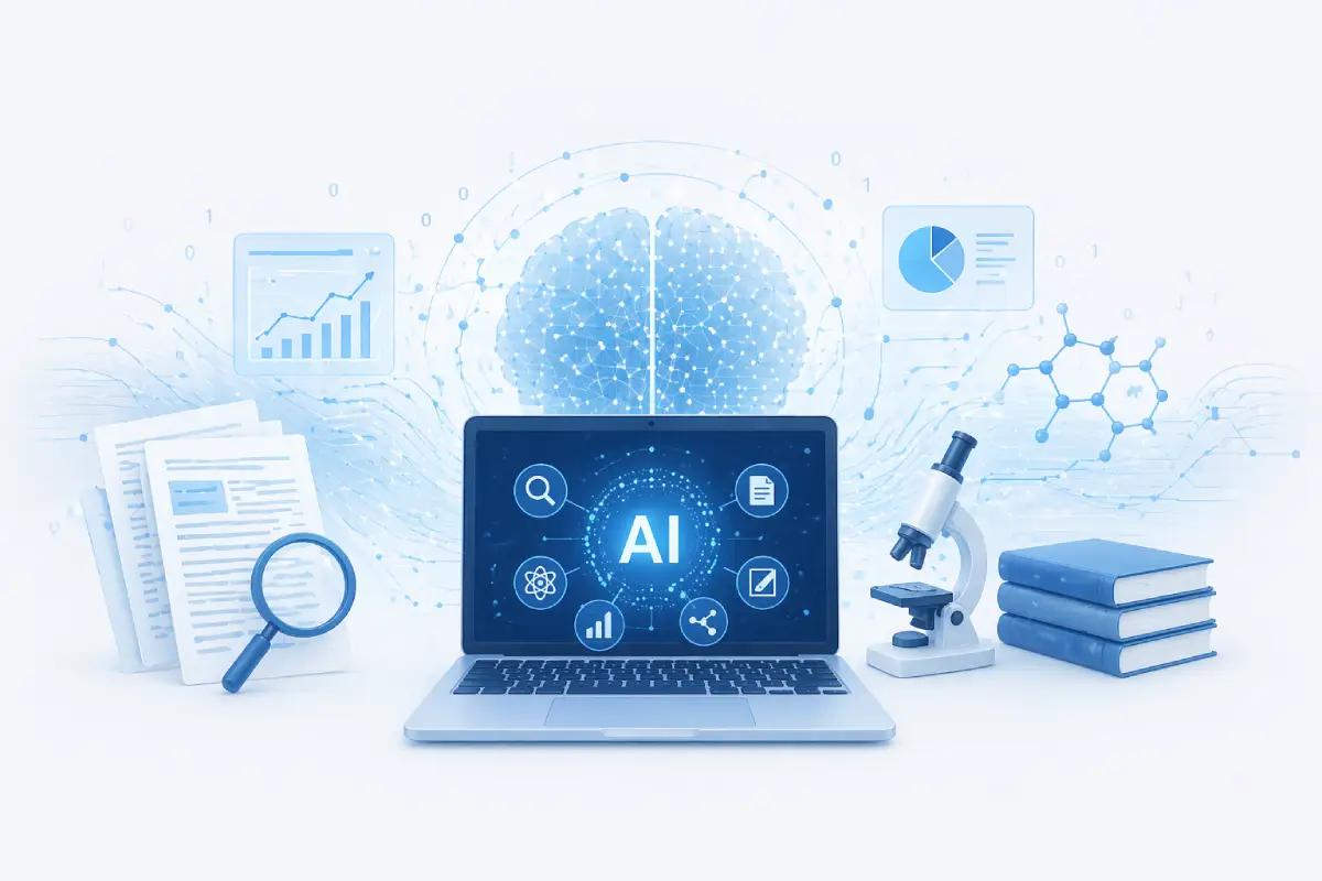 Best AI Research Tools in 2026 for Smarter Research illustrative cover