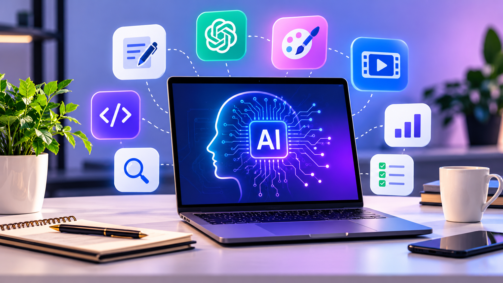 Select the Best AI Tools for Your Daily Tasks in 2026 illustrative cover